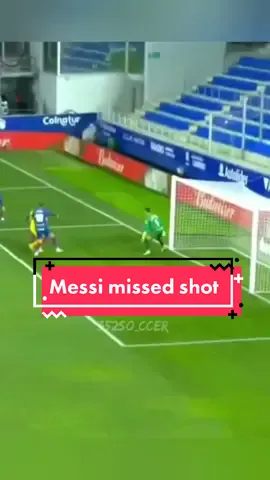 Messi missed shot! 😂🐐👀 #messi #messigoat #goat #fcbarcelona #352so_ccer