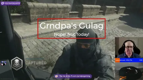 Grndpa's Gulag! #fail #fyp #grndpagaming #foryourpage #foryoupage #haha #codmw #callofdutymodernwarfare #funny #gamer #streamer #yeet They ran!