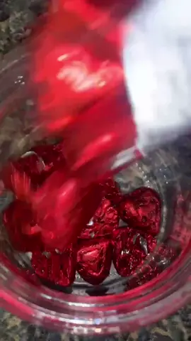 Have you tried these yet?♥️ #hersheys #chocolate #soothing #strawberryfilling #ValentinesDay #valentineschocolates #asmr #satisfying
