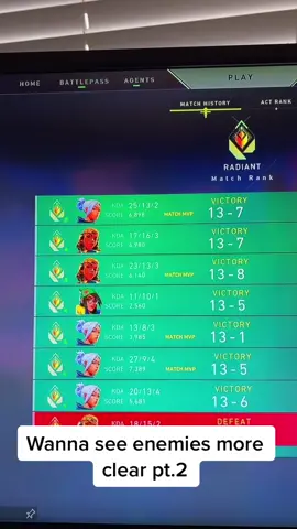 Part 2 of how to see enemies more clear. #gamer #fyp #Valorant #radiant