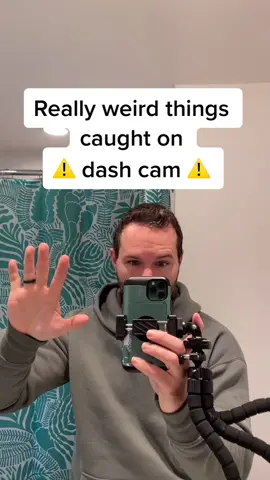 Really weird things caught on dashcam, creepy. #dashcam #weird #strange #secret