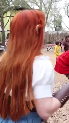 Briar meets a blood elf. I miss renfaires. #larp #renfaire #cosplay #larper #elf #cosplayer