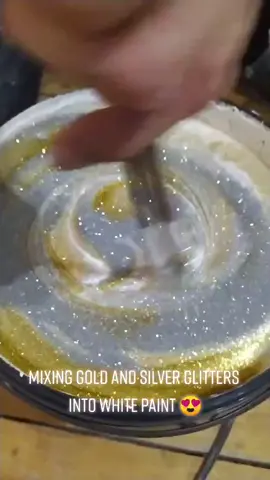 Make it extra ✨sparkly✨ #housepainting #roomrenovation #fyp #dlaciebie #glitter