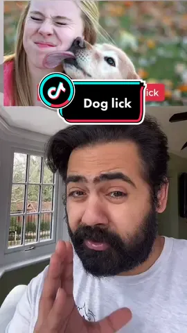 Dog licks #LearnOnTikTok #schoolwithdrkaran #dog
