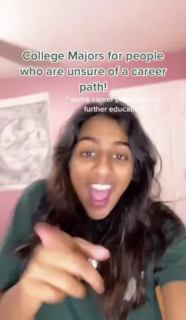 Can’t decide on a major? You can go undecided or choose one that offers a broad range of career options! #college #careertiktok #collegemajors