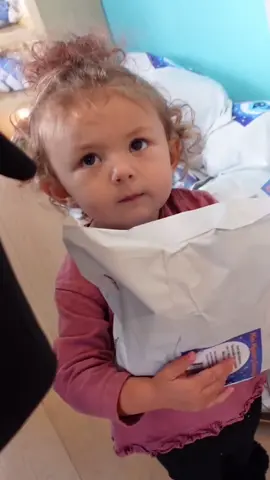 Saylor was stoked on the unicorn 🦄