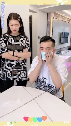 Hubby says mask plus this is waterproof!😂😂😂#funnytiktok #funny #funnyboy #toughgirl #🤣🤣🤣 #fyp
