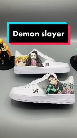 Custom Demon Slayer af1! Honestly one of my favs #anime #demonslayer #tanjiro #fyp