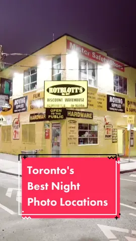 TO Best Night Photo Locations #3 #fyp #Toronto #torontophotographer #torontophotolocations #torontophotoshoot  #photography