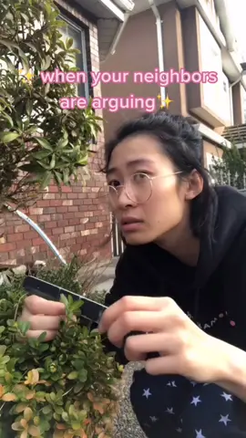 Me pretending to do something outside so I can listen to what’s going on 😅 #nosyneighbor #neighbors  #eavesdropping #arguing #frontlawn