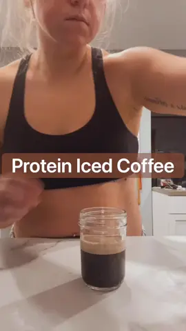 Protein Iced Coffee #proteincoffee #fyp #weightloss #xyzbca #fypシ #motherhoodunplugged #postpartumweightloss