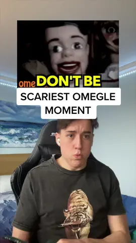 THE SCARIEST OMEGLE MOMENT EVER! 😱 #fyp #gasp #scary