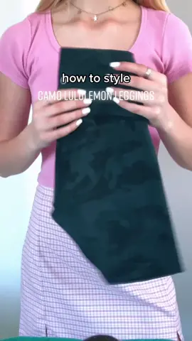how to style camo lulu leggings 🎱🖤 #lululemoncollection #black #brandyus #girlyy #leggings #notvirall #colors #styletips #yourperf #tiktoker #camo