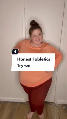 Honest @fabletics try on - size 26 body #bopotiktok #plussizefashion #size26 #tryon