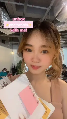 unbox photocards with me hehe☺️❤️#kpop #photocards #ab6ix #theboyz #woojin #juyeon #fyp