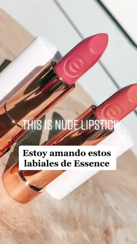 Estoy amando estos labiales de @essence.cosmetics 💕 #lipstick #essencemakeup #makeup #beautytips #beautyessentials #makeupreview