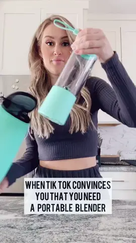 TIK TOK MADE ME DO IT 🤷🏼‍♀️ convinced me i needed a blender That makes smoothies in my car! I code: catchingupwithkels12 for a discount!#fyp #DIY