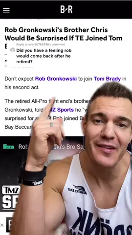 Reply to @user56762436 tmz asked me this same question 😳 #gronkbros #nfl #nflfootball #bucs