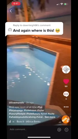 Reply to @dawnleigh66  answered the question so many times I can’t respond now 😂 #fyp #foryoupage #tiktok #hotelroom #luxury #whereisthis #viral