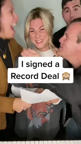 I can’t believe I’m saying this...but I signed a record deal with @atlanticrecords. YOU GUYS made this happen 😭                 #fypシ #foryou #songs