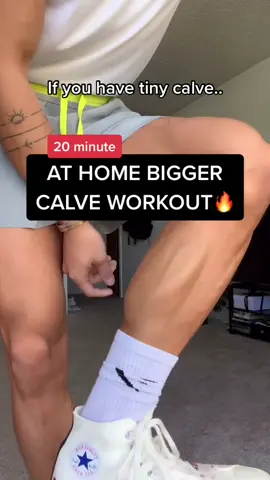 I workout my calves every other day, 20 minute at home calve workout (outfit: @gymshark) #bangfit #workoutroutine #calf