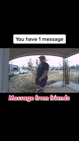 My friends leave the sweetest messages ☺️ #doorbellcam #doorbell #pov #ring #vivint #messages