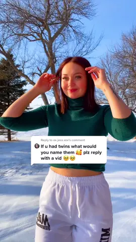 Reply to @ox.jess.xox What would you name twins? 💙💕👀
