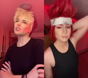 #duet with @brietleguese ❤️ #bakugo #katsukibakugo #mha #dynamite #bakugocosplay #kirishima #kirishimacosplay #redriot #bakugoxkirishima