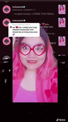 Reply to @katespade this cannot be real...excuse me while i cry forever 🥺 #fyp #katespade #katespadehandbags #foryoupage #heartbag #omg