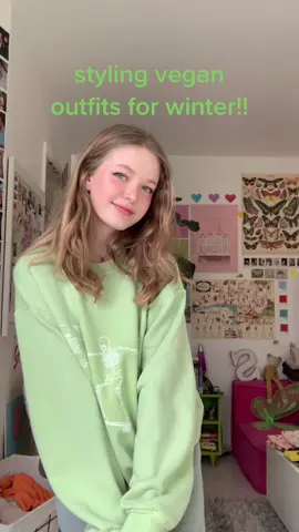 here are a few great ways to wear completely vegan and cute outfits during cold weather!!! <3