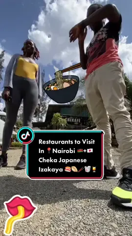 #nairobirestaurants You must try. We had some dope food with Monica at 🇰🇪 + 🇯🇵 Cheka Japanese Izakaya. Food & Service 👌🏾 🍣 🥟 🍜🍹#tembeakenya