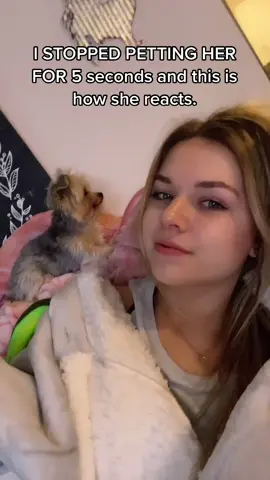 She’s so dramatic for what #clingypet #clinglypetchallenge