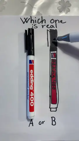 Which one is real? A or B?😱🤷🏼‍♀️🥰 I can’t see the diffrent between A and B🥲🤩😱#foryoupage#foryou#fyp #fypfyp#art#artist#dontletthisflop#4 #joke