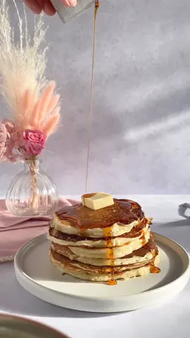Buttermilk Pancakes #pancakes #breakfast #maplesyrup #foodtiktok #aesthetic #aestheticvideos #aestheticsounds #fyp #pancake #pancakeday #yum