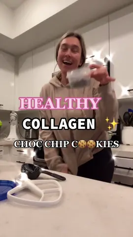Healthy collagen choc chip cookies #stepbystep #healthycookies #chocolatechipcookies #EasyRecipe