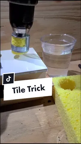 How to Drill A Hole In Tile #constructiontips #tile #tileguy #diytile #howto #DIY #drill #dewalt #tipsandtricks  #foryoupage