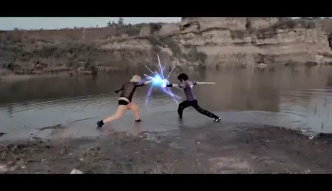 Naruto Vs Sasuke Last battle. #thelastbattle #narutovssasuke #fyp #uzumakinaruto #uchihasasuke #rasengan #chidori #liveaction #fypシ