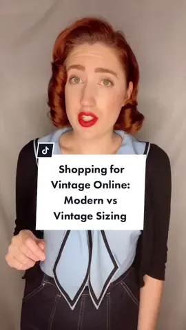 Either way, always check and ask for MEASUREMENTS! #vintage#vintagetips#shoppingtips#vintagefashion#onlineshopping#vintageinspired#PupPeroniShuffle