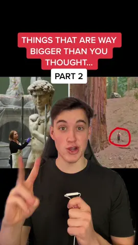 THINGS THAT ARE WAY BIGGER THAN YOU THOUGHT... PART 2! 😱 #fyp #gasp #facts