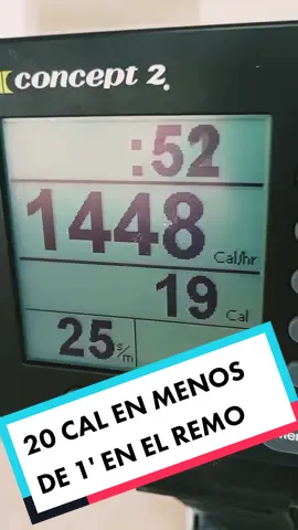 Cómo meter 20 cal en el remo #row #crossfit #Fitness #workout