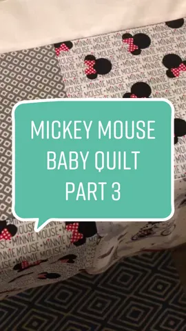 Baby Mickey quilt part 3 #quiltingismytherapy #SelfCare #quilting #quilt #sewing #mickeymouse
