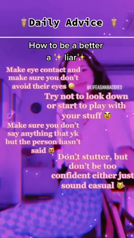 Daily Advice 🧋✨ #lifeasabaddie0 #baddietips #fyp #foryou #viral #xyzbca