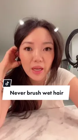 Reply to @jaymelynn03 I never say “never” except in this instance 😳 #amyshairtips 👈🏻 for more hair tips