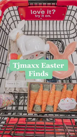 Tjmaxx Easter Finds🐰🥕 #tjmaxx #tjmaxxfinds #easter #easterfinds #easterdecor #shopwithme #shoppinghaul #DoTheScottsSlide