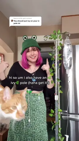 Reply to @thr1fty_gal ft freddie! 🐈✨ #cottagecore#fyp#chronicillness#wlw#saphic#disabled#ivpole#ItWasntMe#DoTheScottsSlide#TrulyGlowingSelfieLove