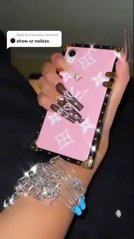 Reply to @lil.bunnyy Nails by @ prettynb_bri on Instagram! 🥰 Link to bracelets in bio!