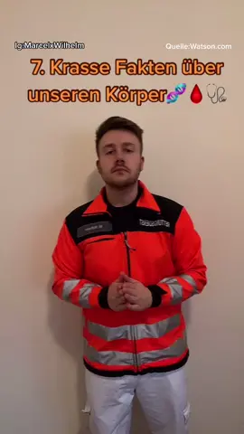 Was ist der krasseste Fakt & kennt ihr noch mehr? 🥳 #mediz #körper #fakten #112 #rettugsdienst #feuerwehr #polizei #retterherz