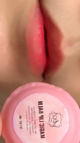 Magic Lip Balm by @akz_tista 💖 natural pink stain on your lips whole day! Add to cart now! Shopee: akztista_cosmetics🥰 #fyp #SmallBusiness