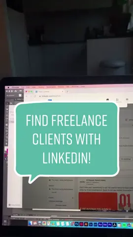 I find 75% of my new clients with this technique! #freelancedesigner #graphicdesign #freelancehacks #linkedin