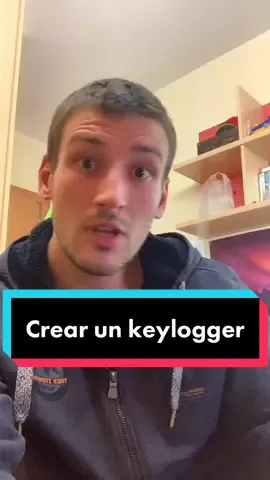 H4ck para espiar un teclado creando un keylogger #programacion #AprendeEnTikTok #AprendeConTikTok #hack #python #javascript #kali